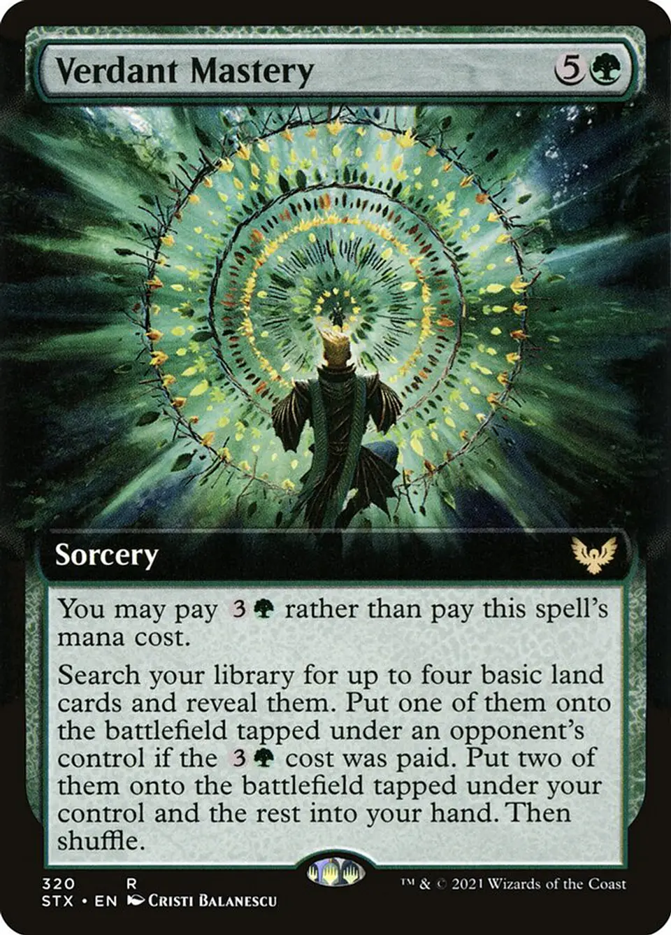 Verdant Mastery (Extended Art) 1