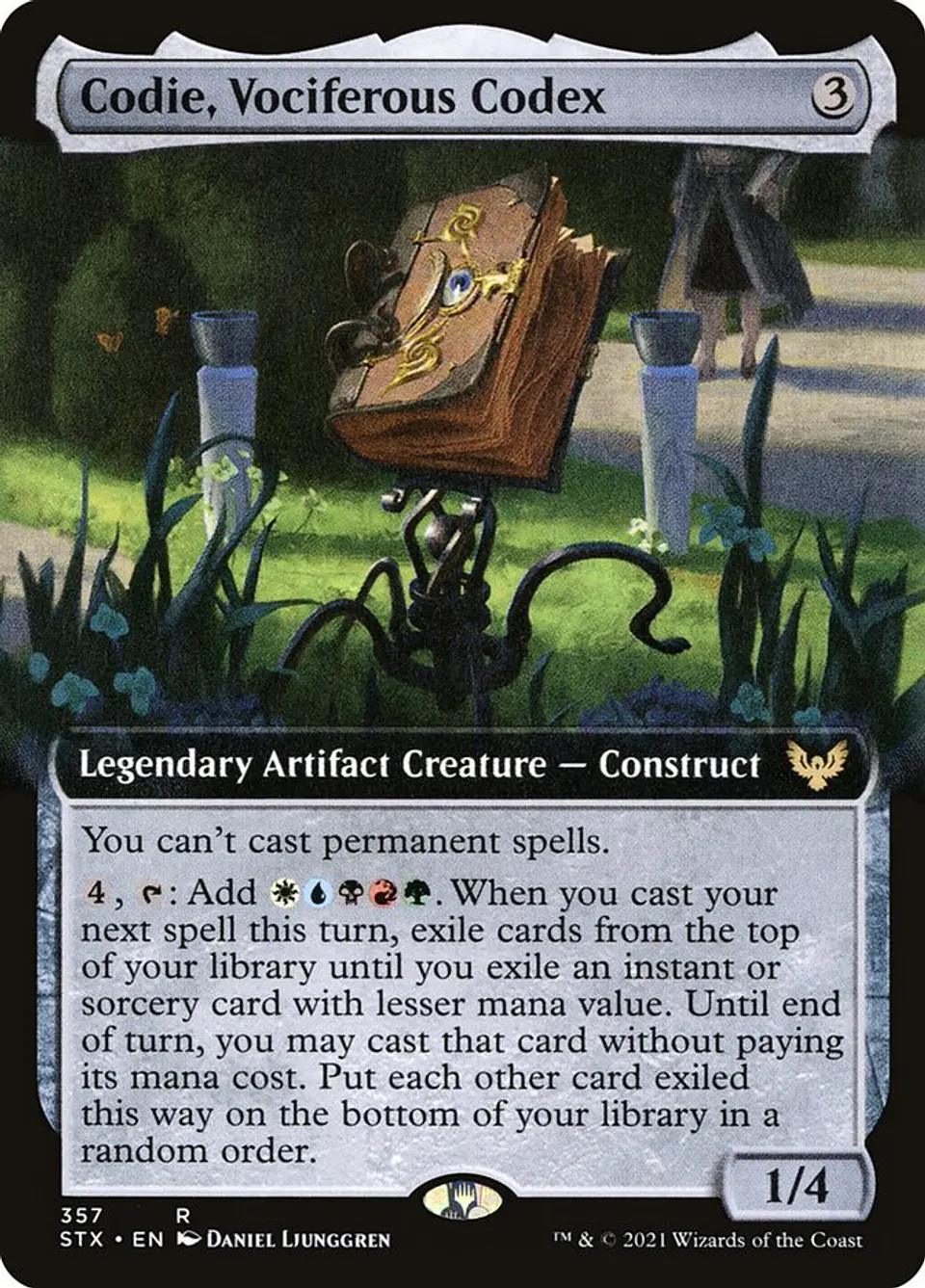 Codie, Vociferous Codex (Extended Art) 1