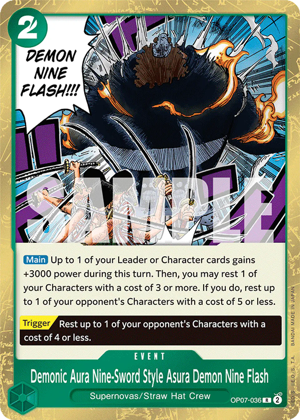 Demonic Aura Nine-Sword Style Asura Demon Nine Flash 1