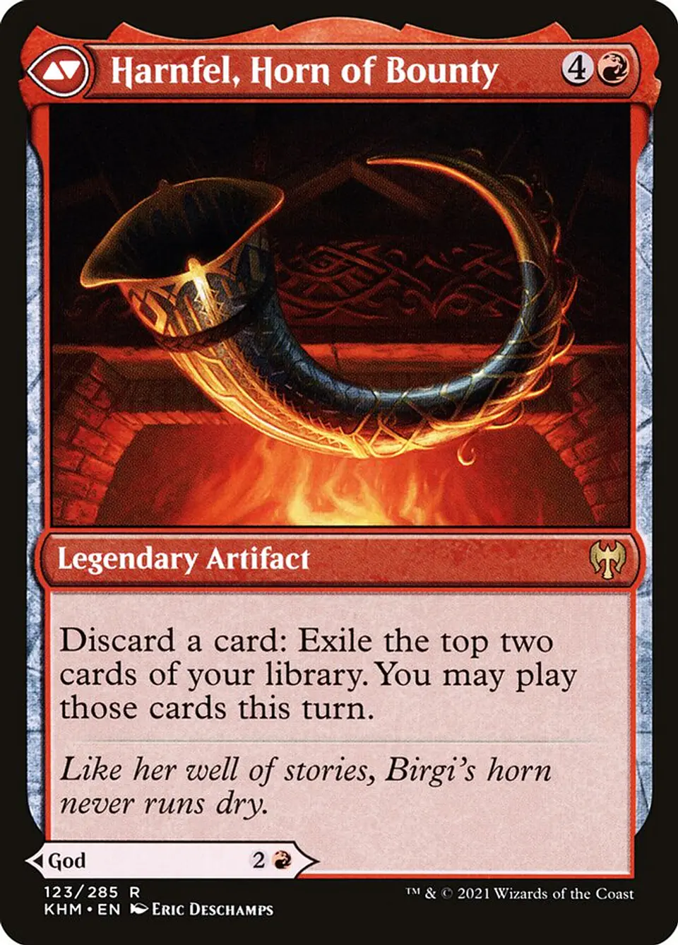 Birgi, God of Storytelling // Harnfel, Horn of Bounty 2