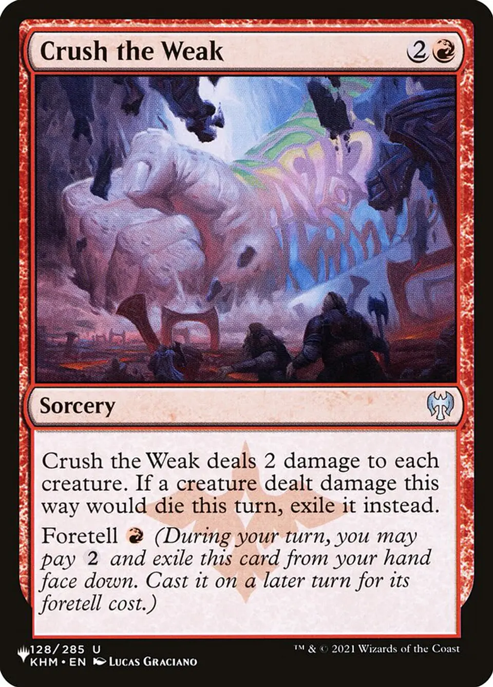 Crush the Weak (The List) 1