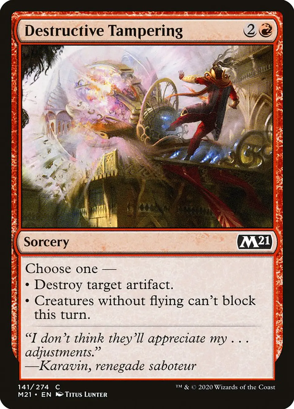 Destructive Tampering 1