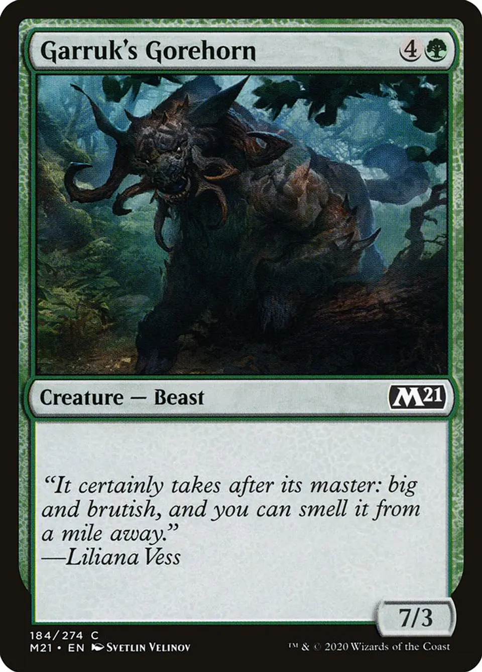 Garruk's Gorehorn 1