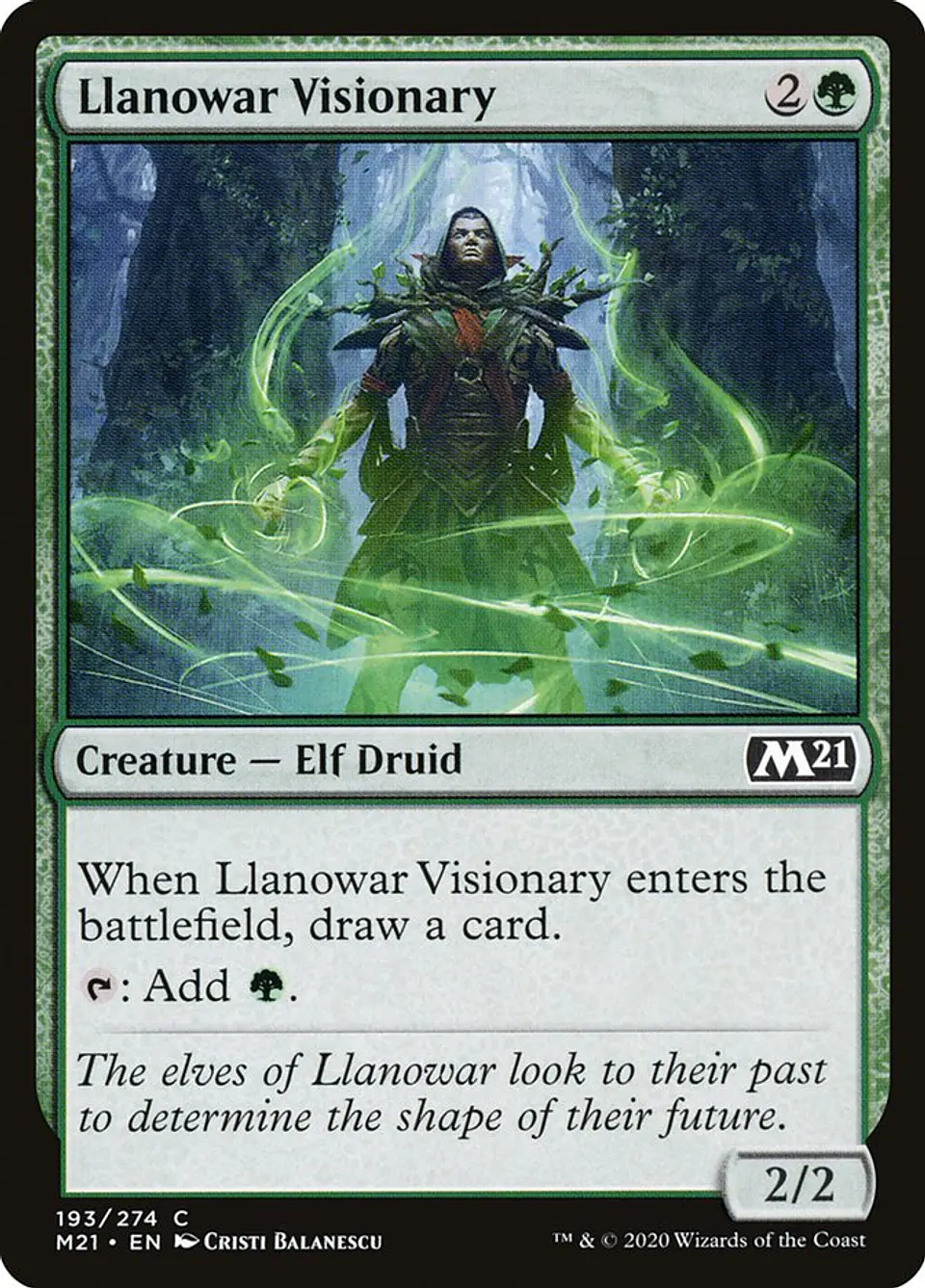 Llanowar Visionary 1