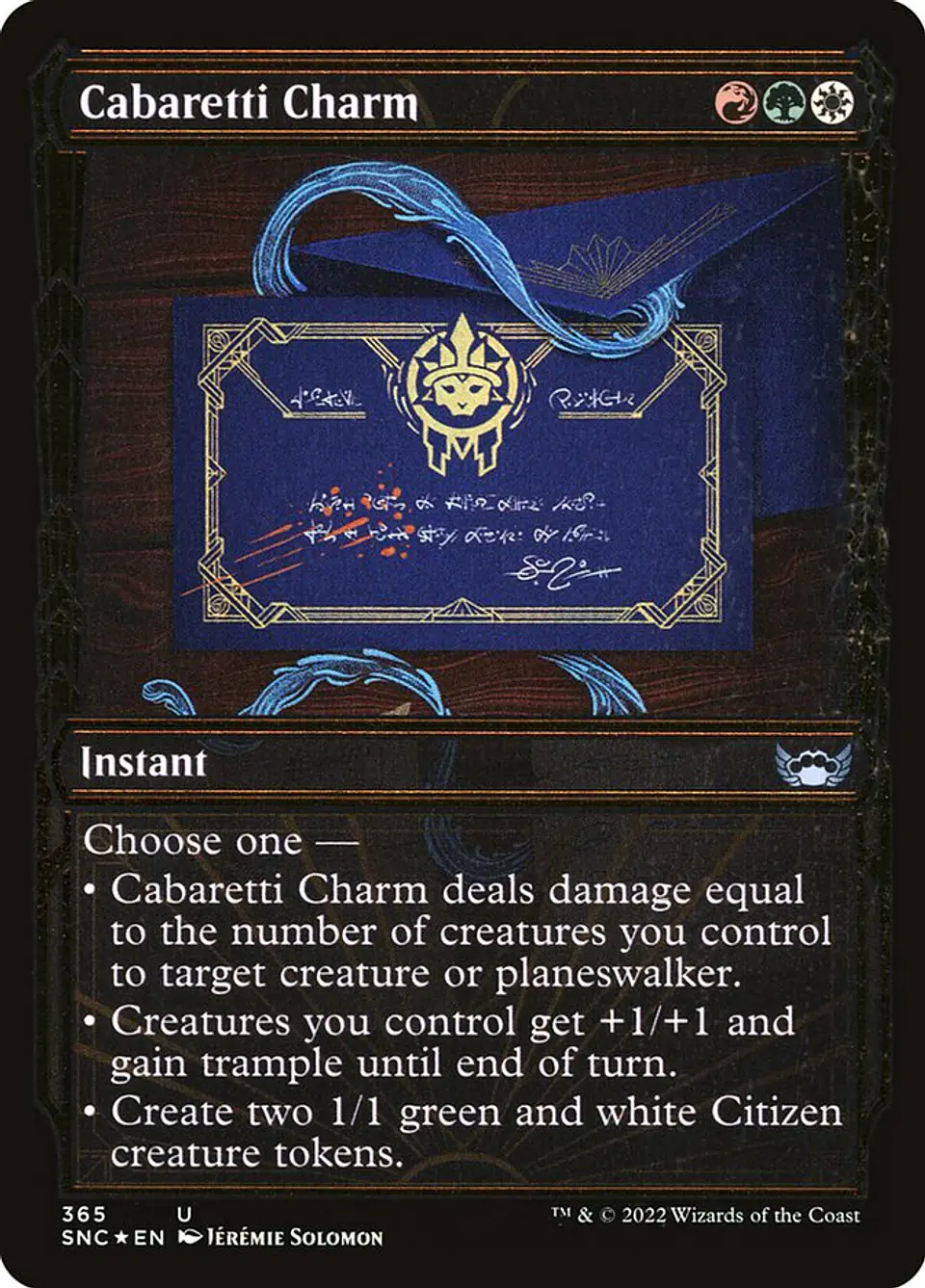 Cabaretti Charm (Showcase) 1