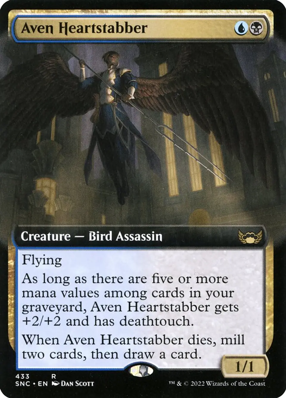 Aven Heartstabber (Extended Art) 1
