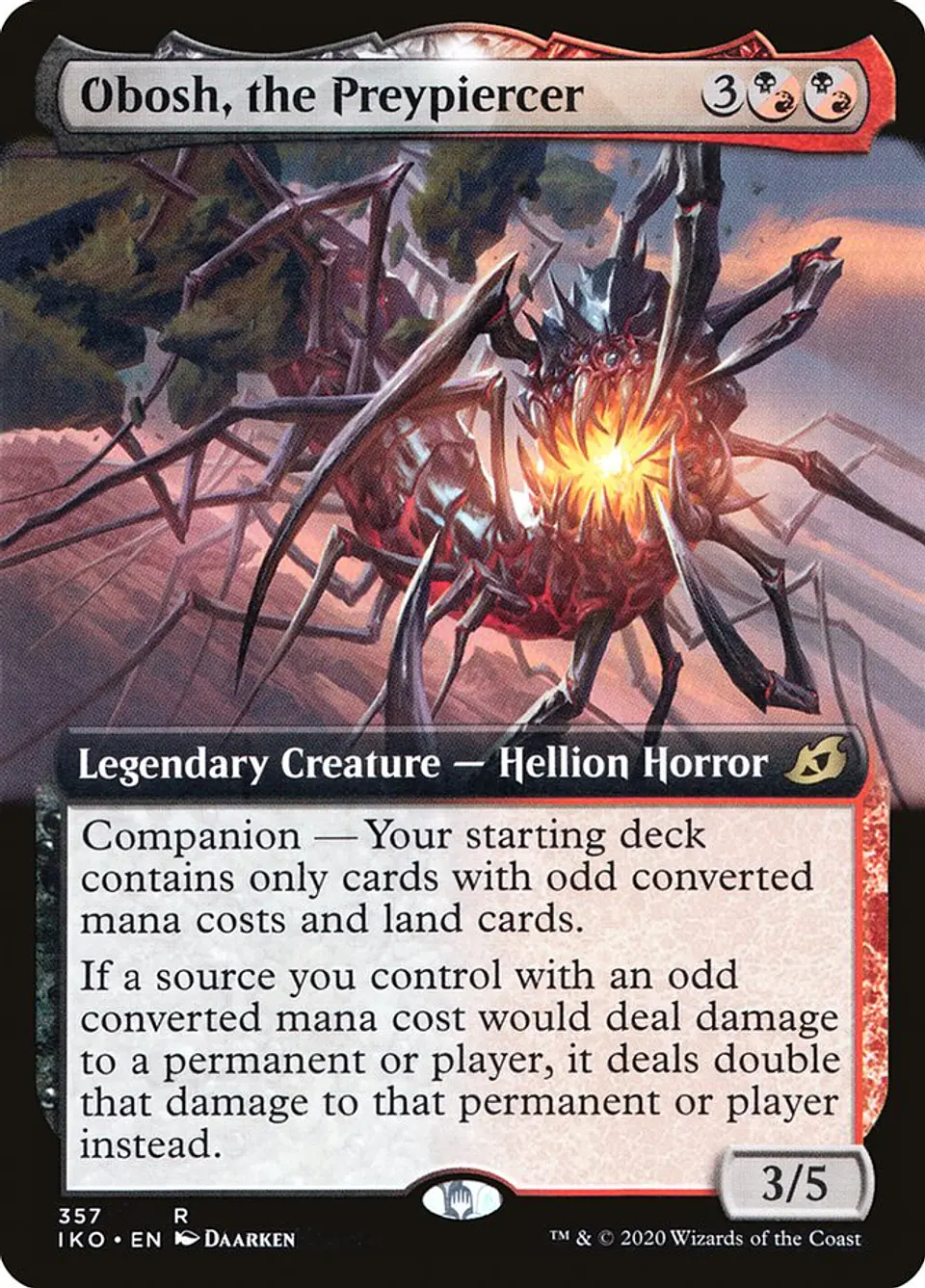 Obosh, the Preypiercer (Extended Art) 1