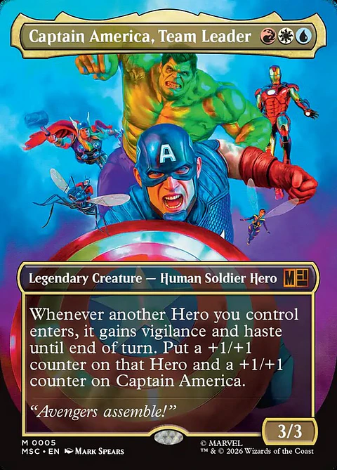 Captain America, Team Leader (Borderless)