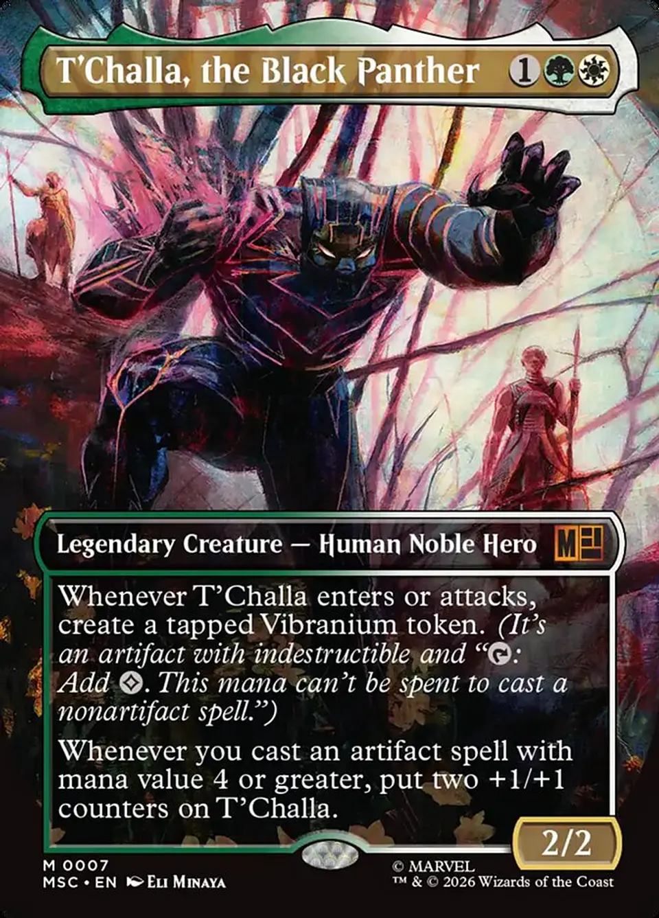 T'Challa, the Black Panther (Borderless) 1