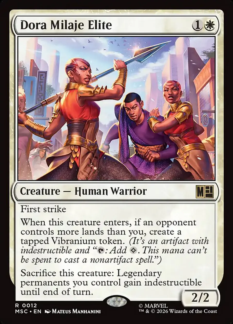 Dora Milaje Elite 1