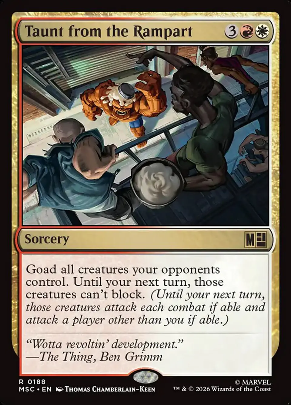 Taunt from the Rampart 1