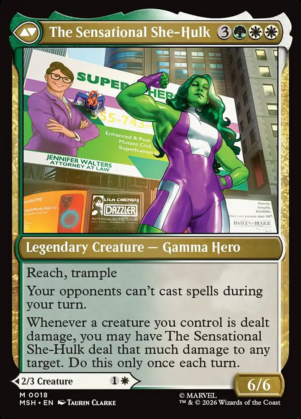 Jennifer Walters // The Sensational She-Hulk 2
