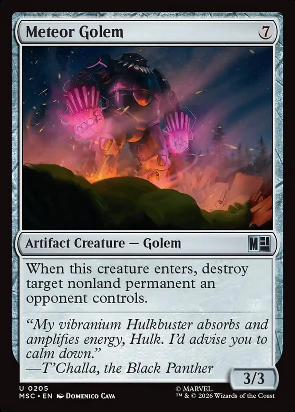 Meteor Golem 1