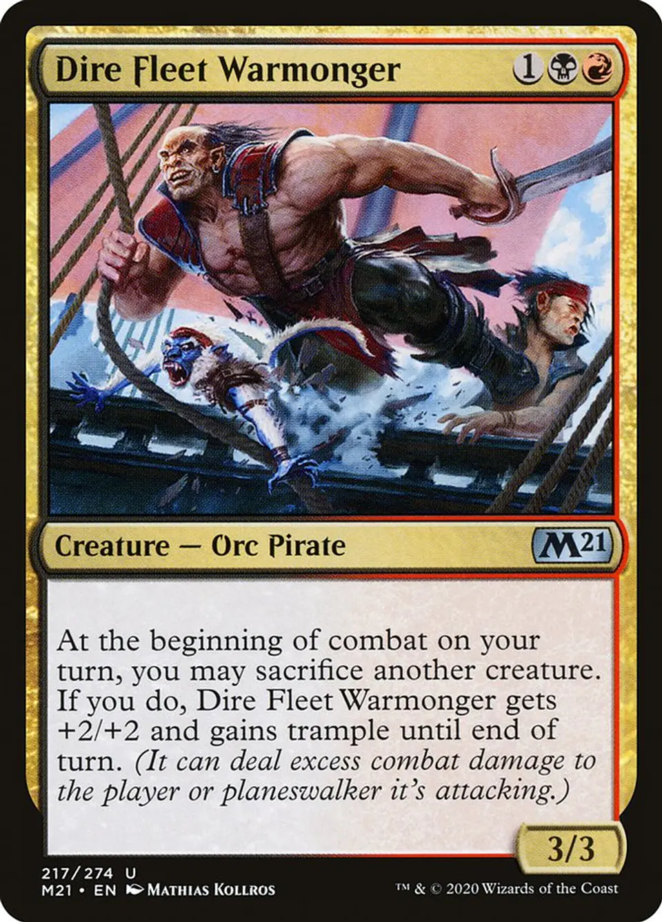 Dire Fleet Warmonger 1