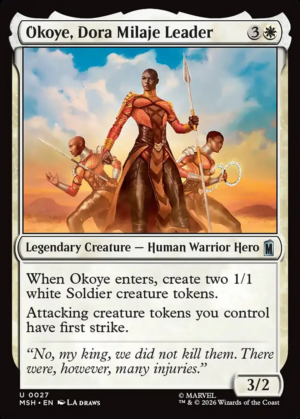 Okoye, Dora Milaje Leader 1