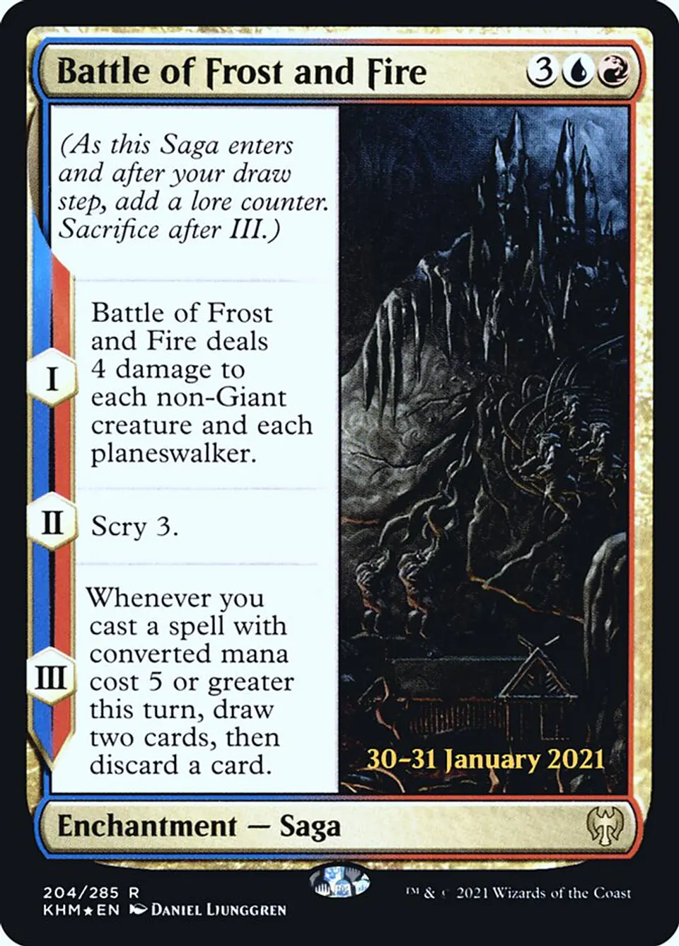 Battle of Frost and Fire (Pre-release) 1