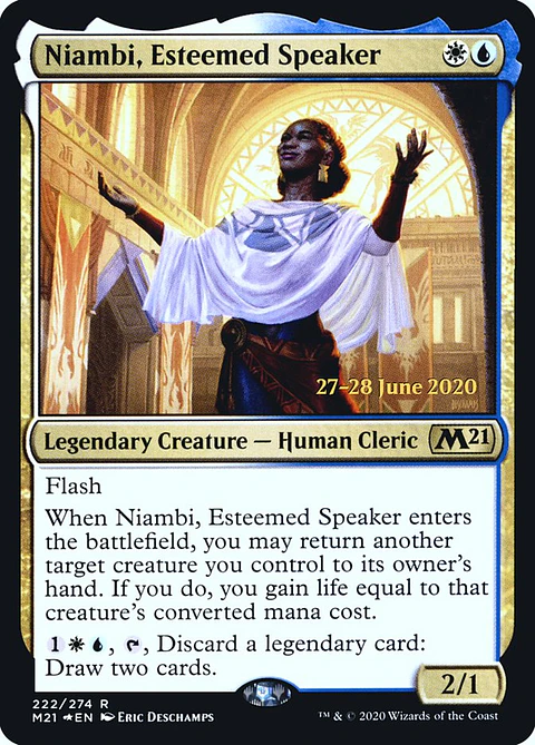 Niambi, Esteemed Speaker (Pre-release)