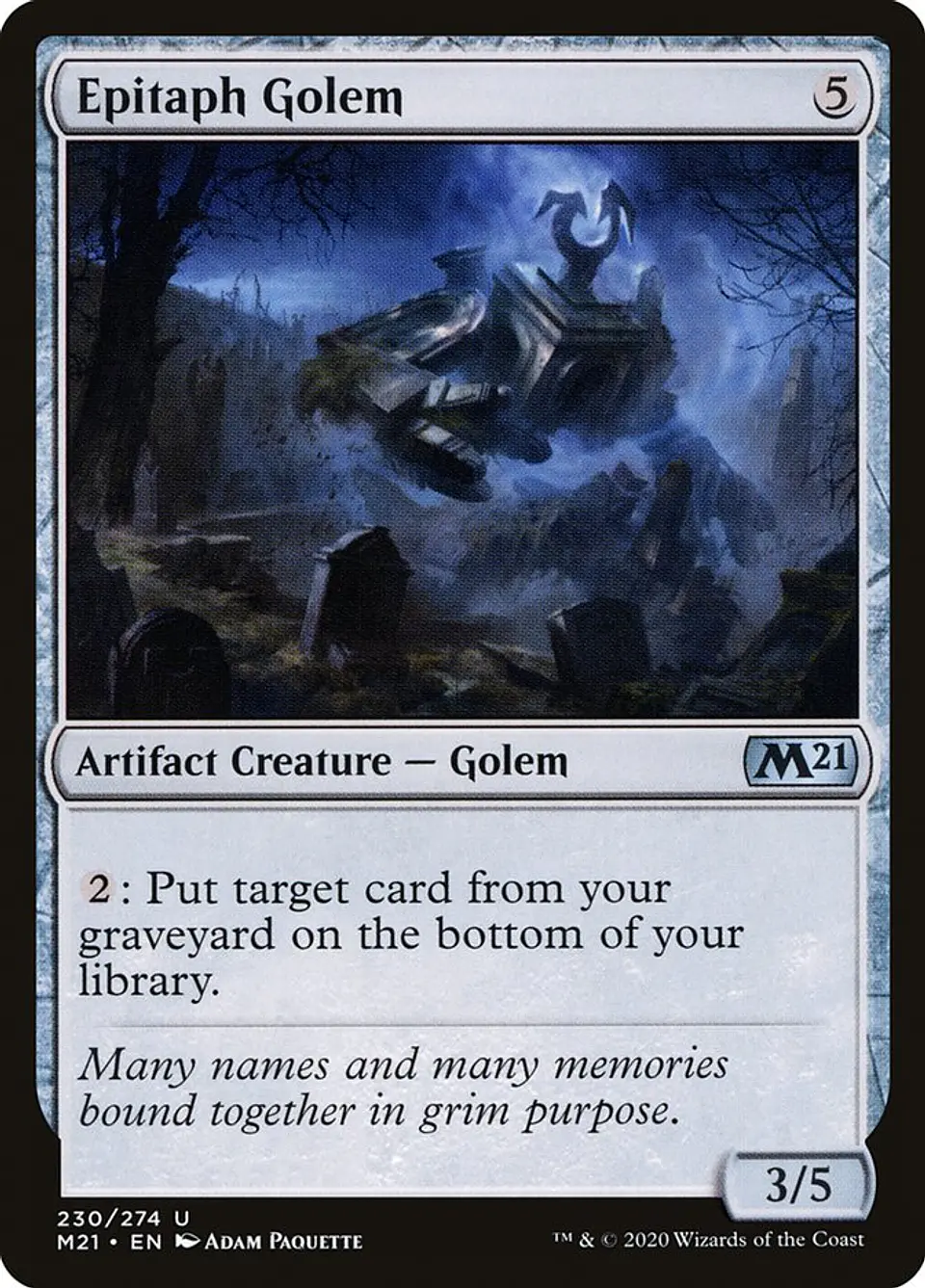 Epitaph Golem 1