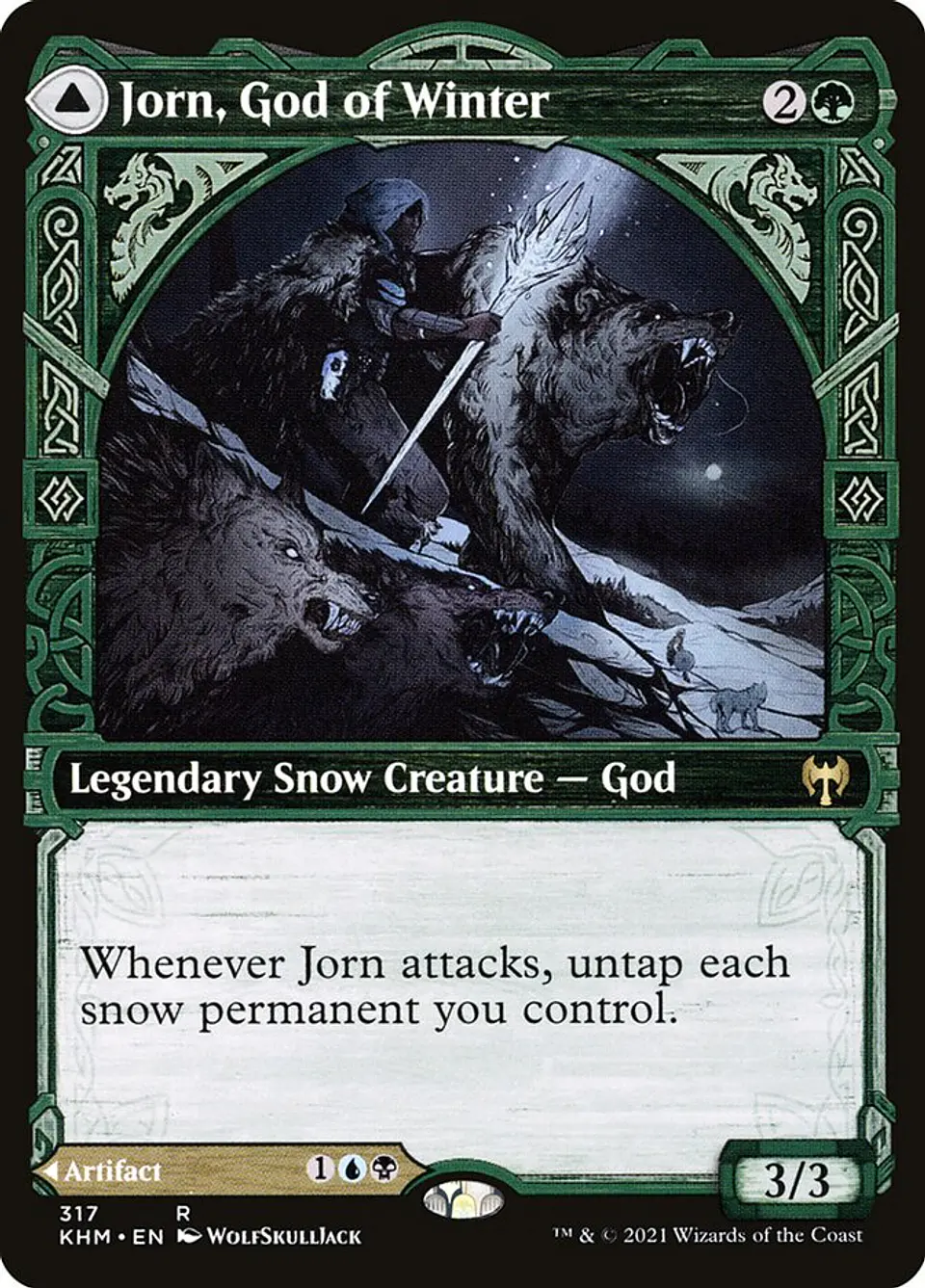 Jorn, God of Winter // Kaldring, the Rimestaff (Showcase) 1