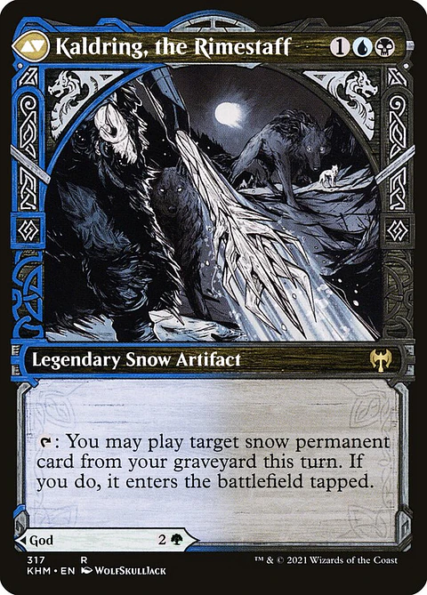 Jorn, God of Winter // Kaldring, the Rimestaff (Showcase)