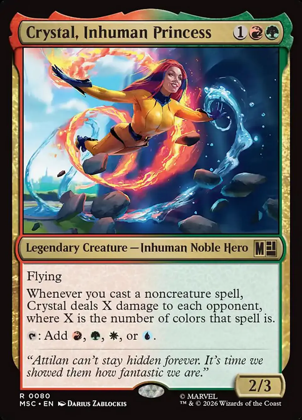 Crystal, Inhuman Princess 1