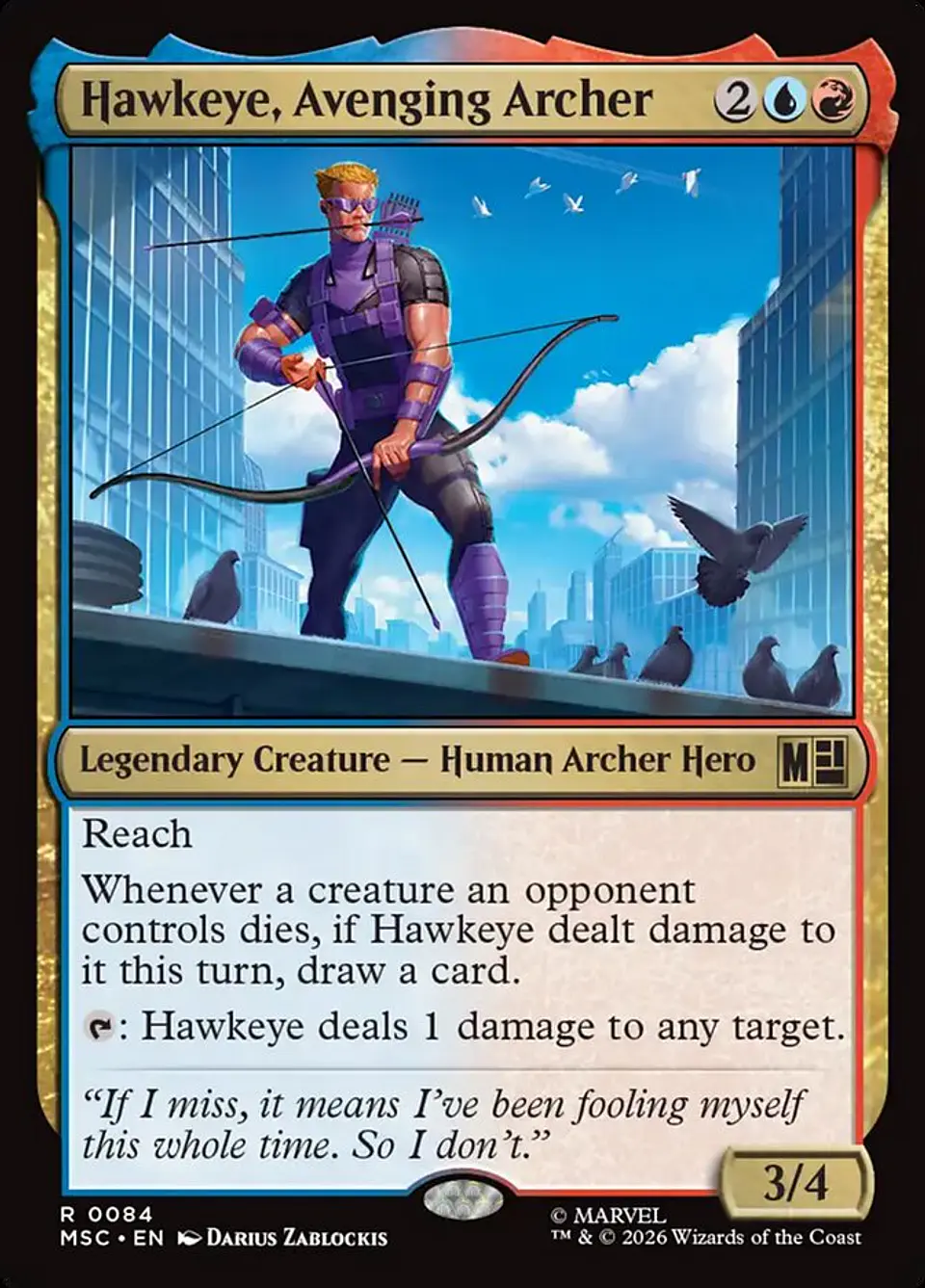 Hawkeye, Avenging Archer 1