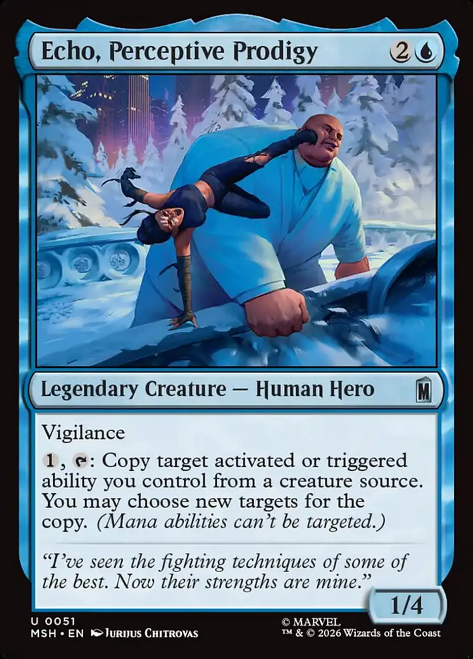 Echo, Perceptive Prodigy 1