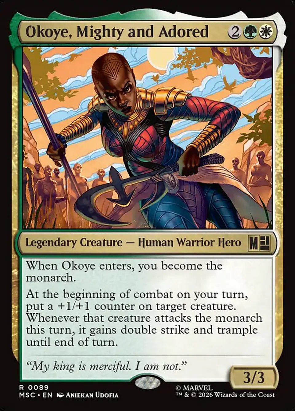 Okoye, Mighty and Adored 1
