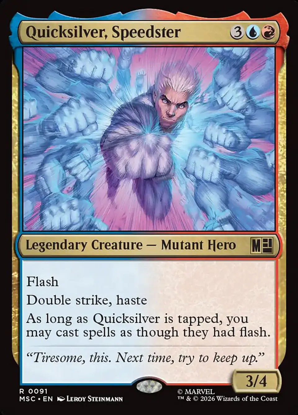 Quicksilver, Speedster 1