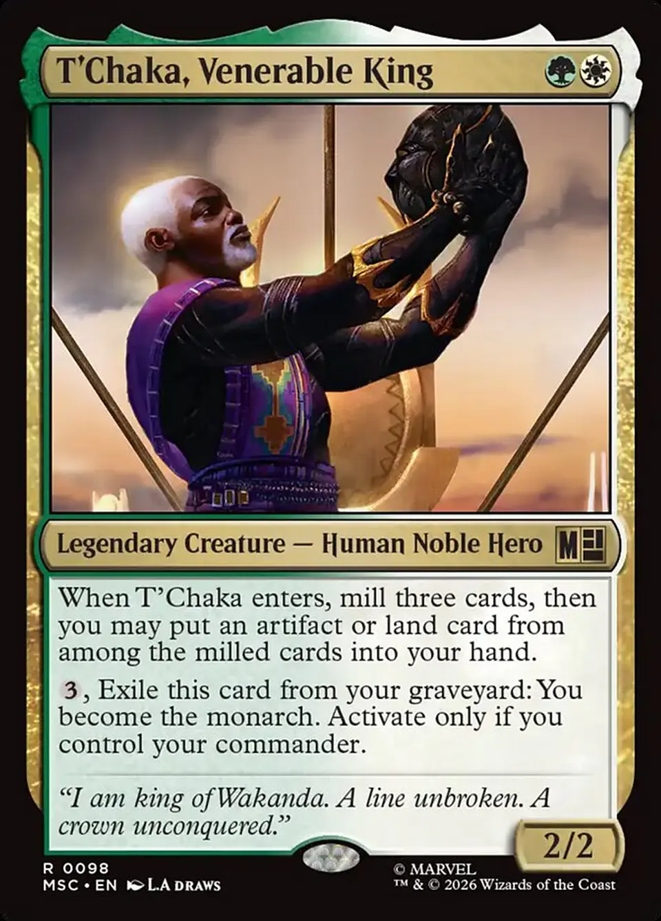 T'Chaka, Venerable King 1