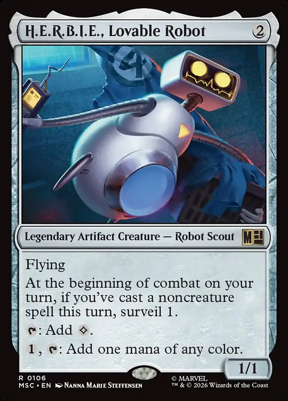 H.E.R.B.I.E., Lovable Robot 1
