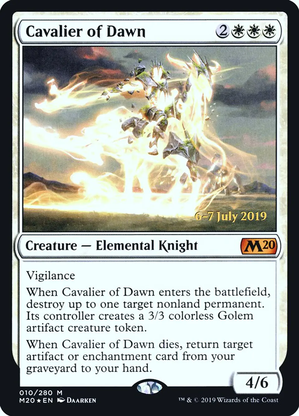 Cavalier of Dawn (Pre-release) 1