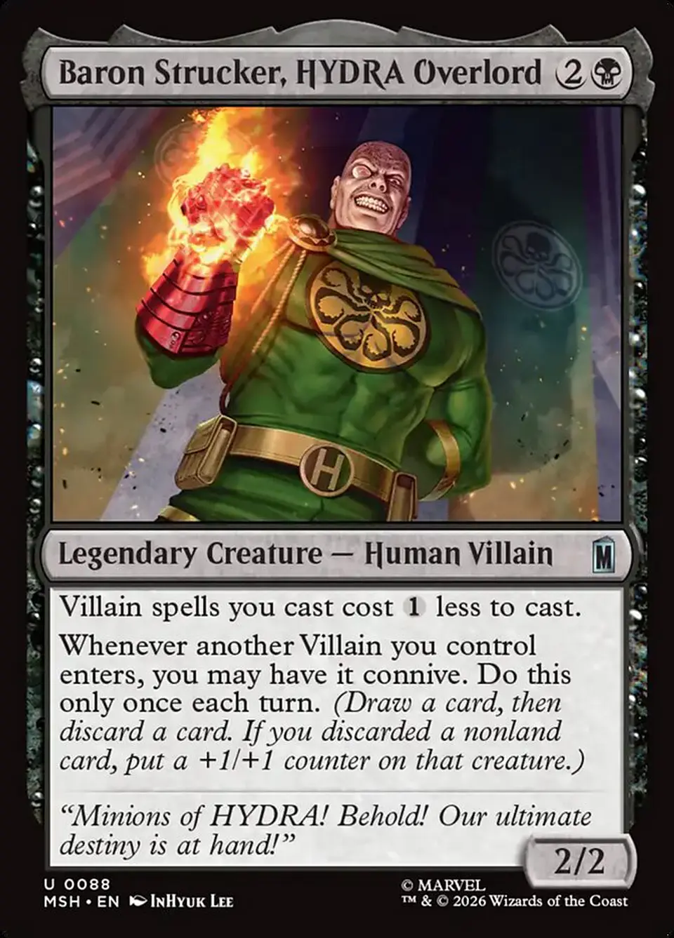 Baron Strucker, HYDRA Overlord 1
