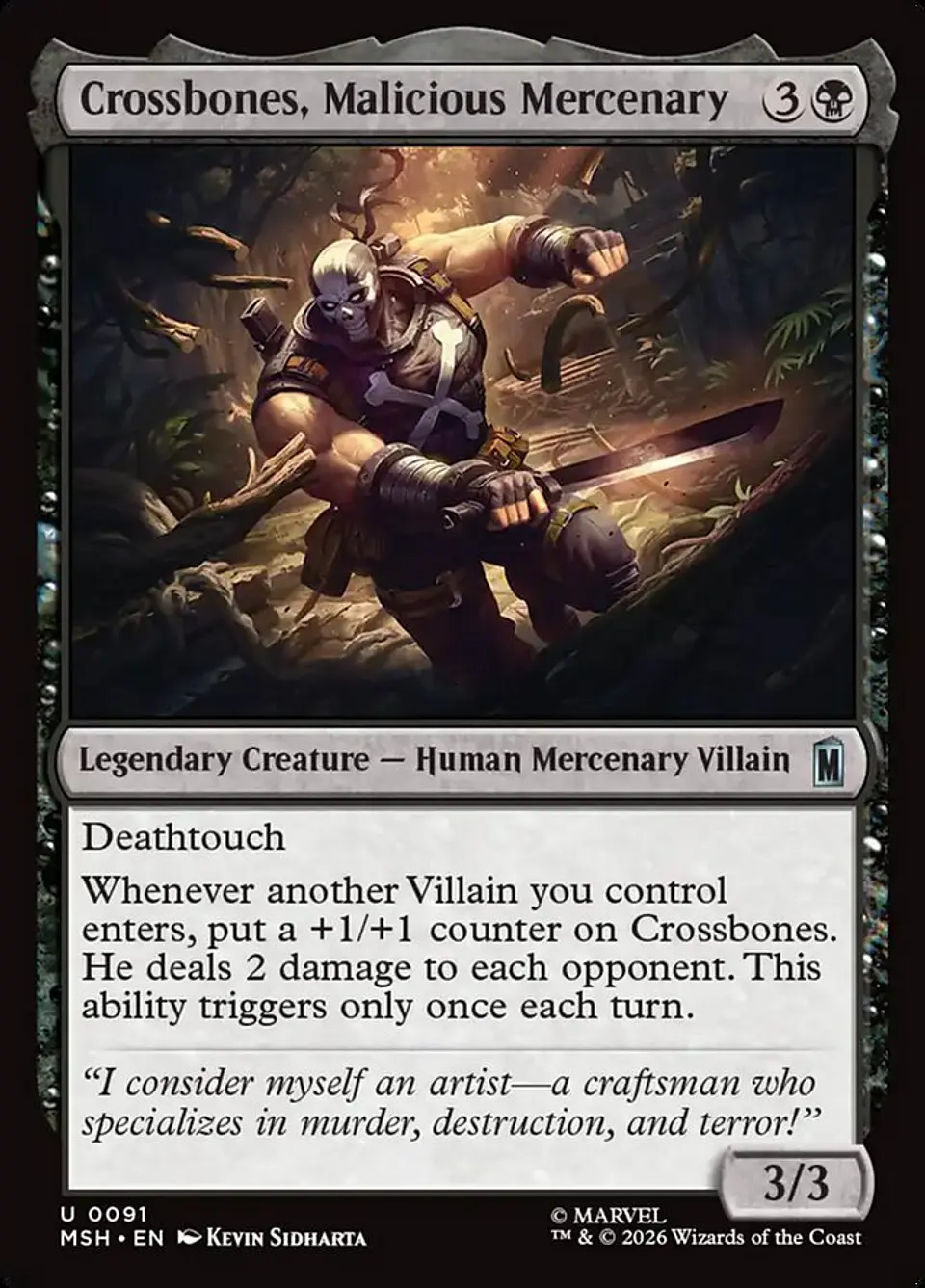 Crossbones, Malicious Mercenary 1