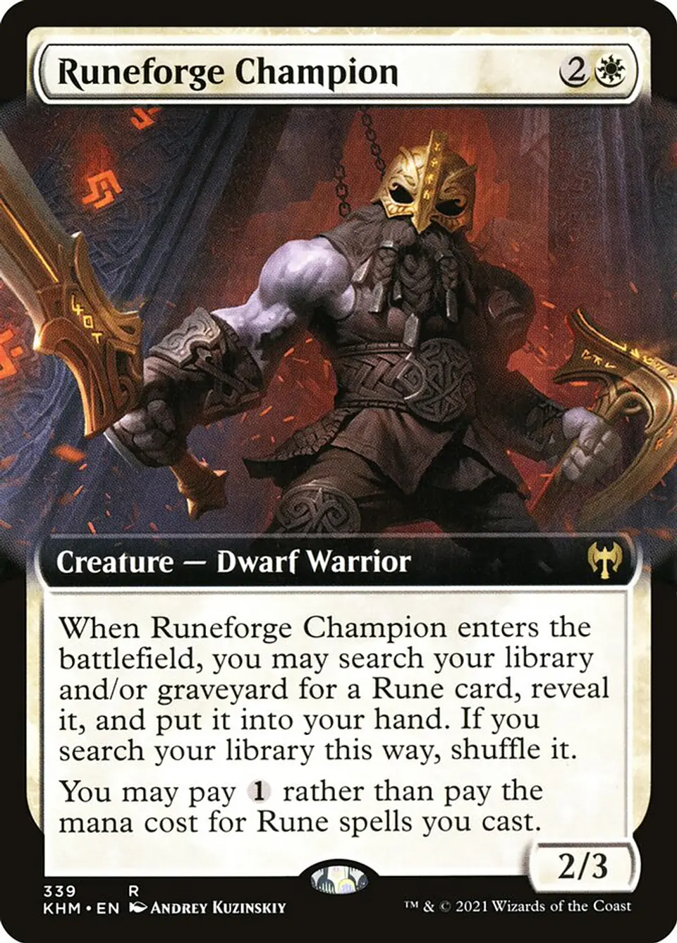 Runeforge Champion (Extended Art) 1