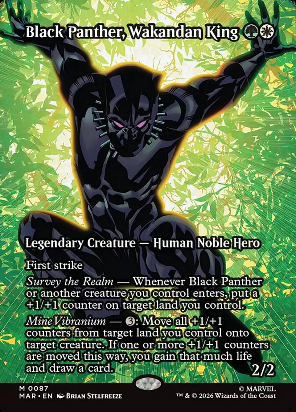 Black Panther, Wakandan King (Borderless) 1