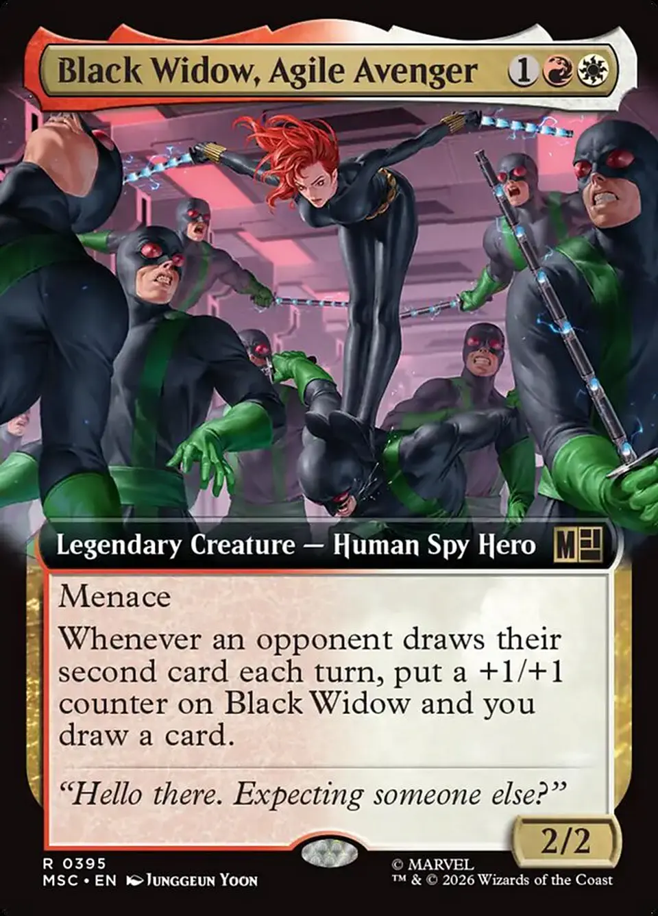 Black Widow, Agile Avenger (Extended Art) 1