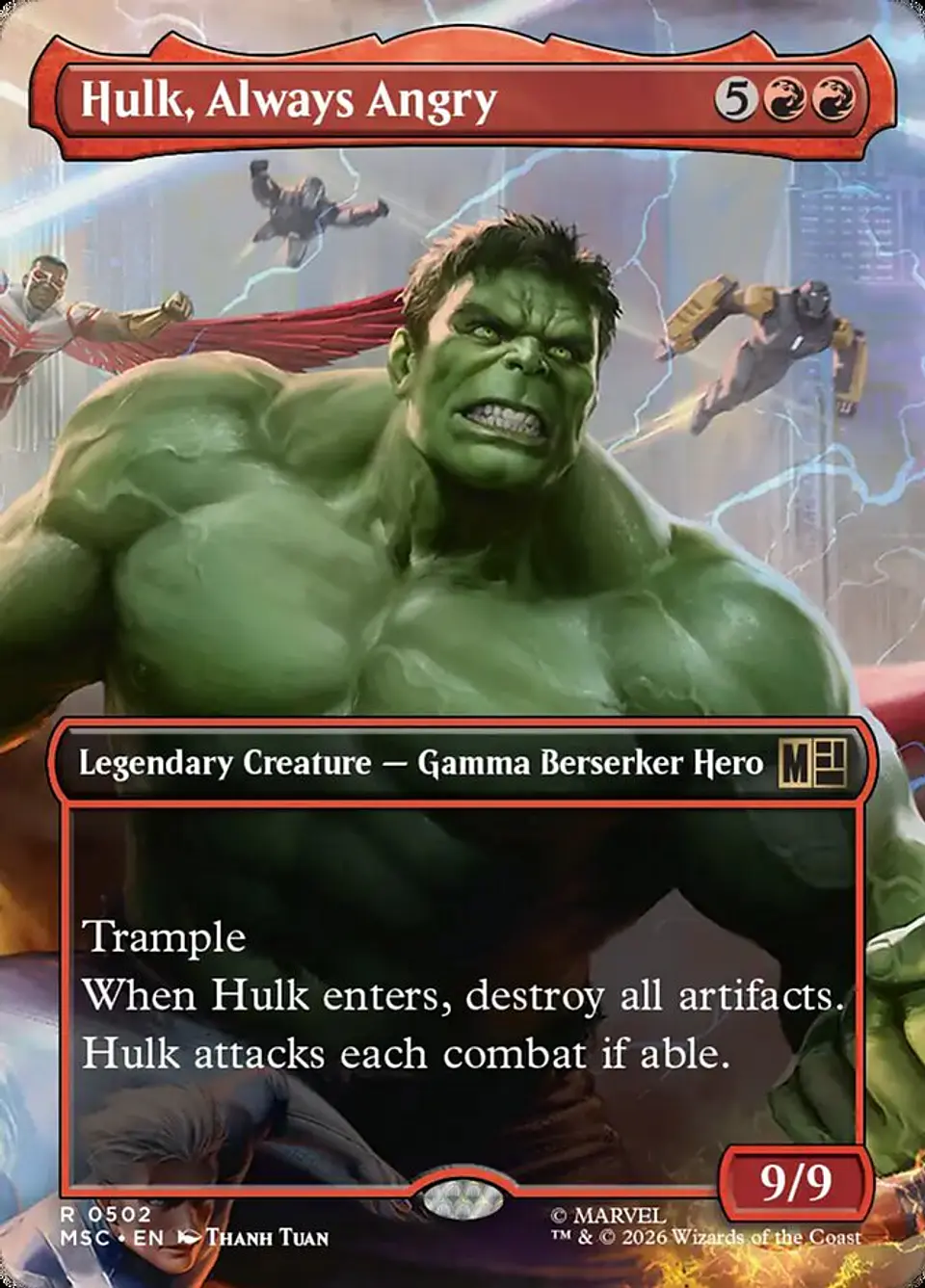 Hulk, Always Angry (Borderless) 1