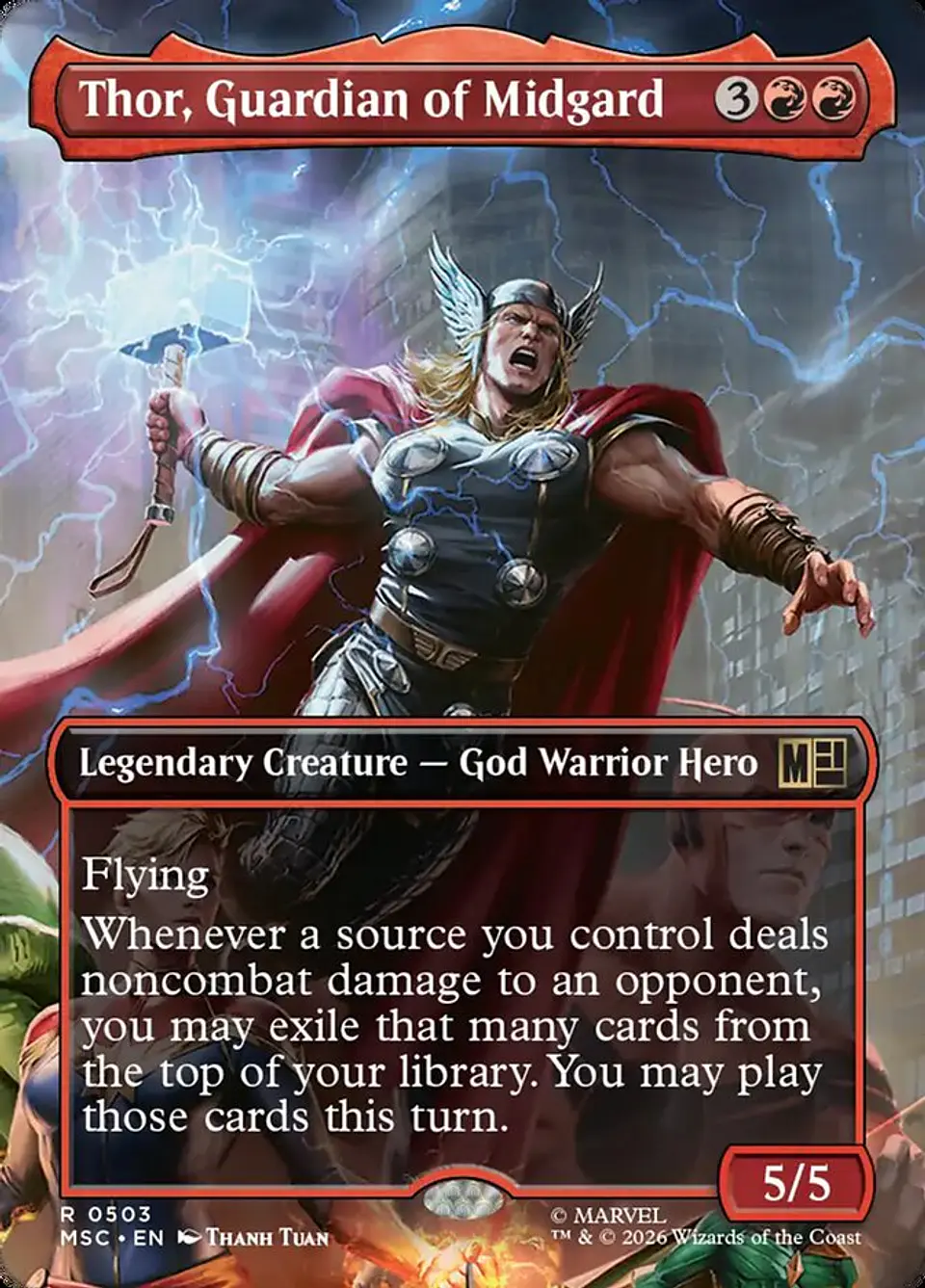 Thor, Guardian of Midgard (Borderless) 1