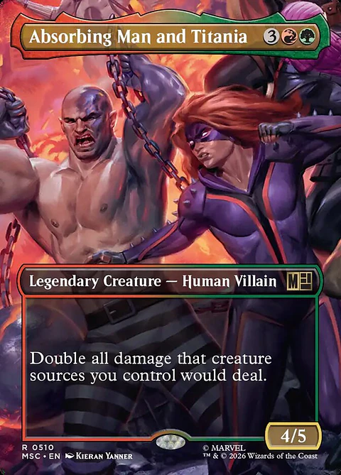 Absorbing Man and Titania (Borderless)