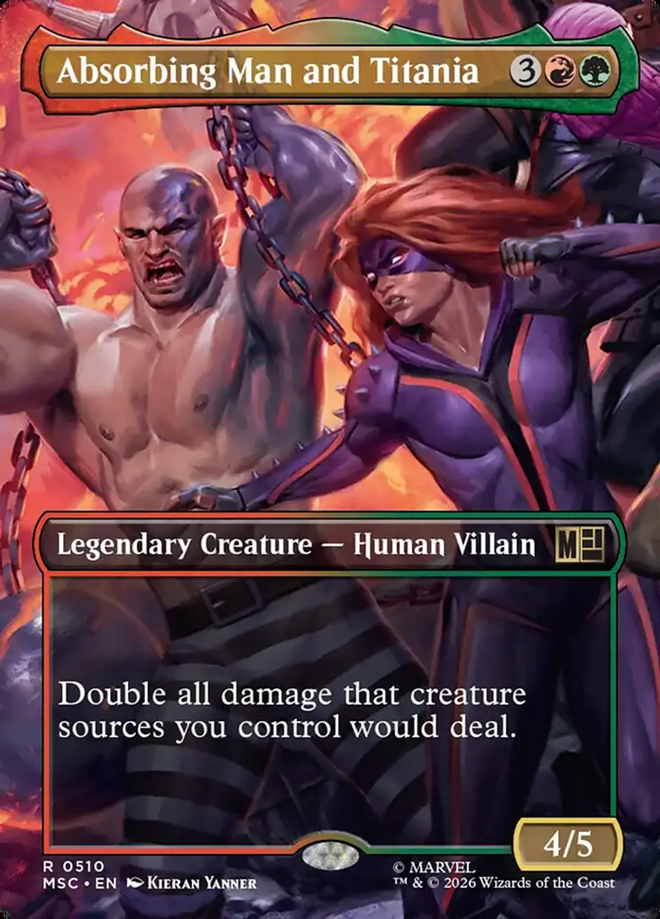 Absorbing Man and Titania (Borderless) 1