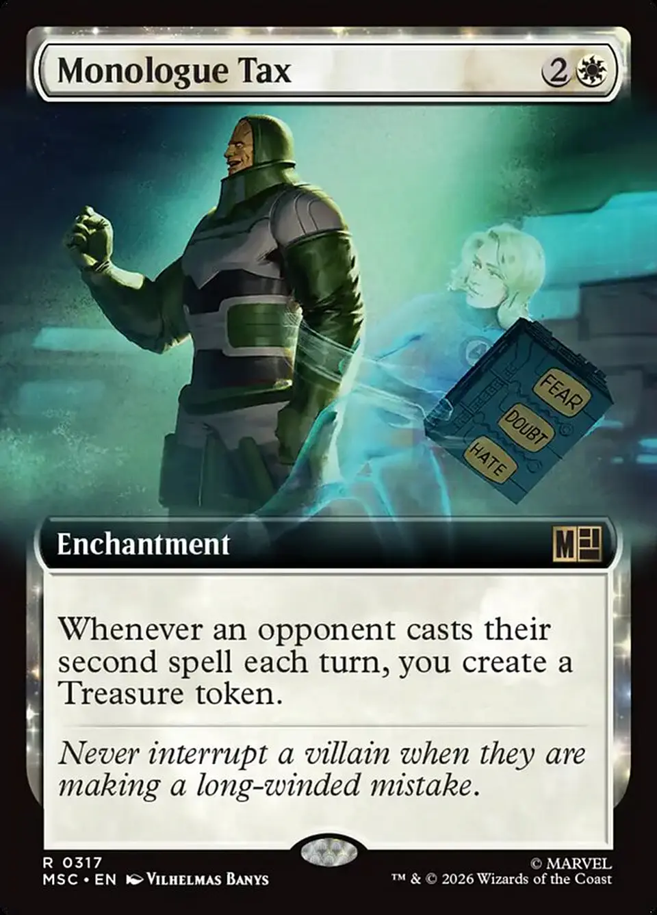 Monologue Tax (Extended Art) 1