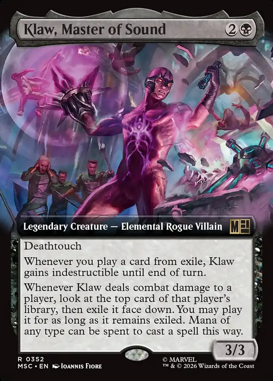 Klaw, Master of Sound (Extended Art) 1
