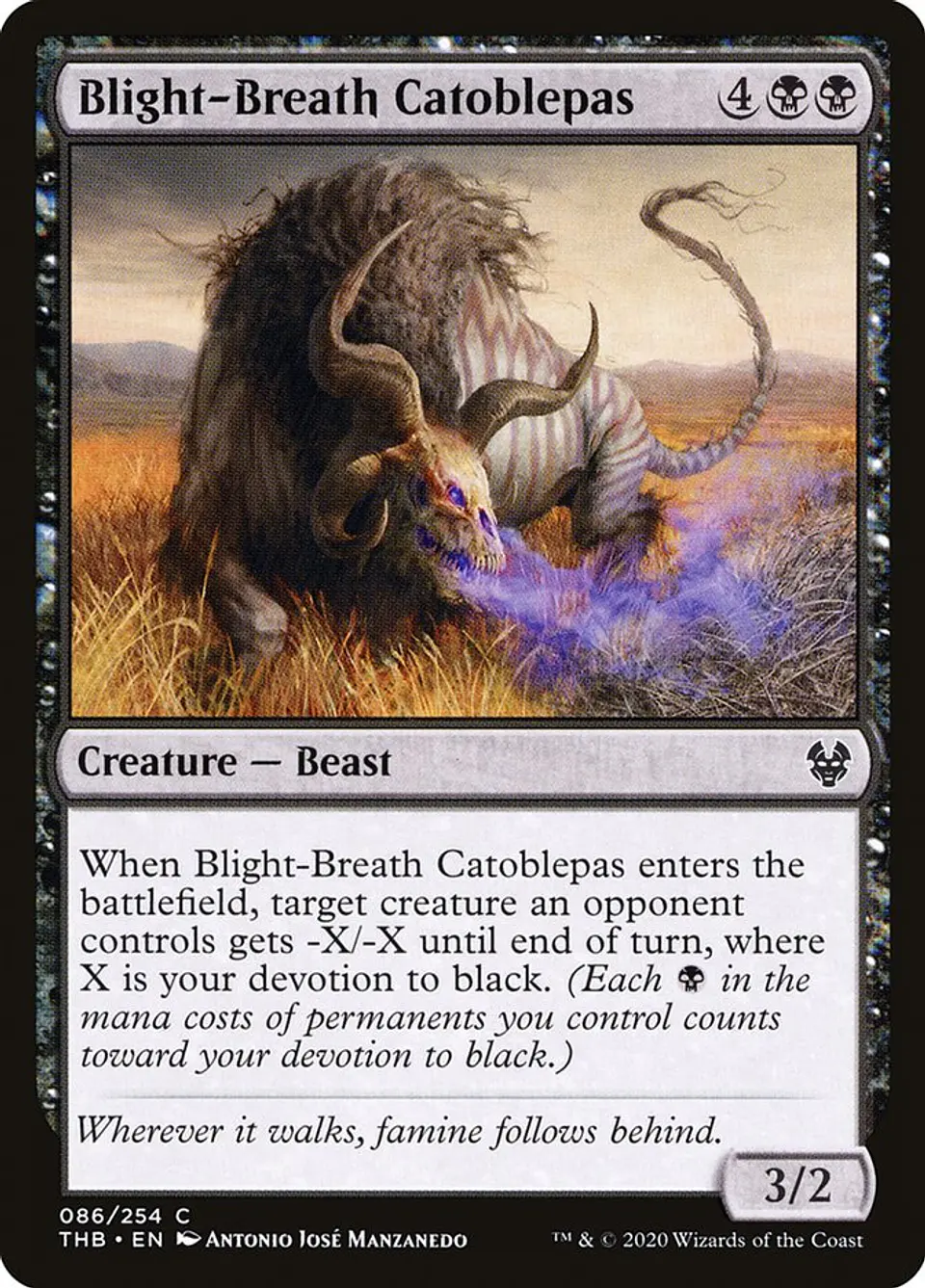Blight-Breath Catoblepas 1