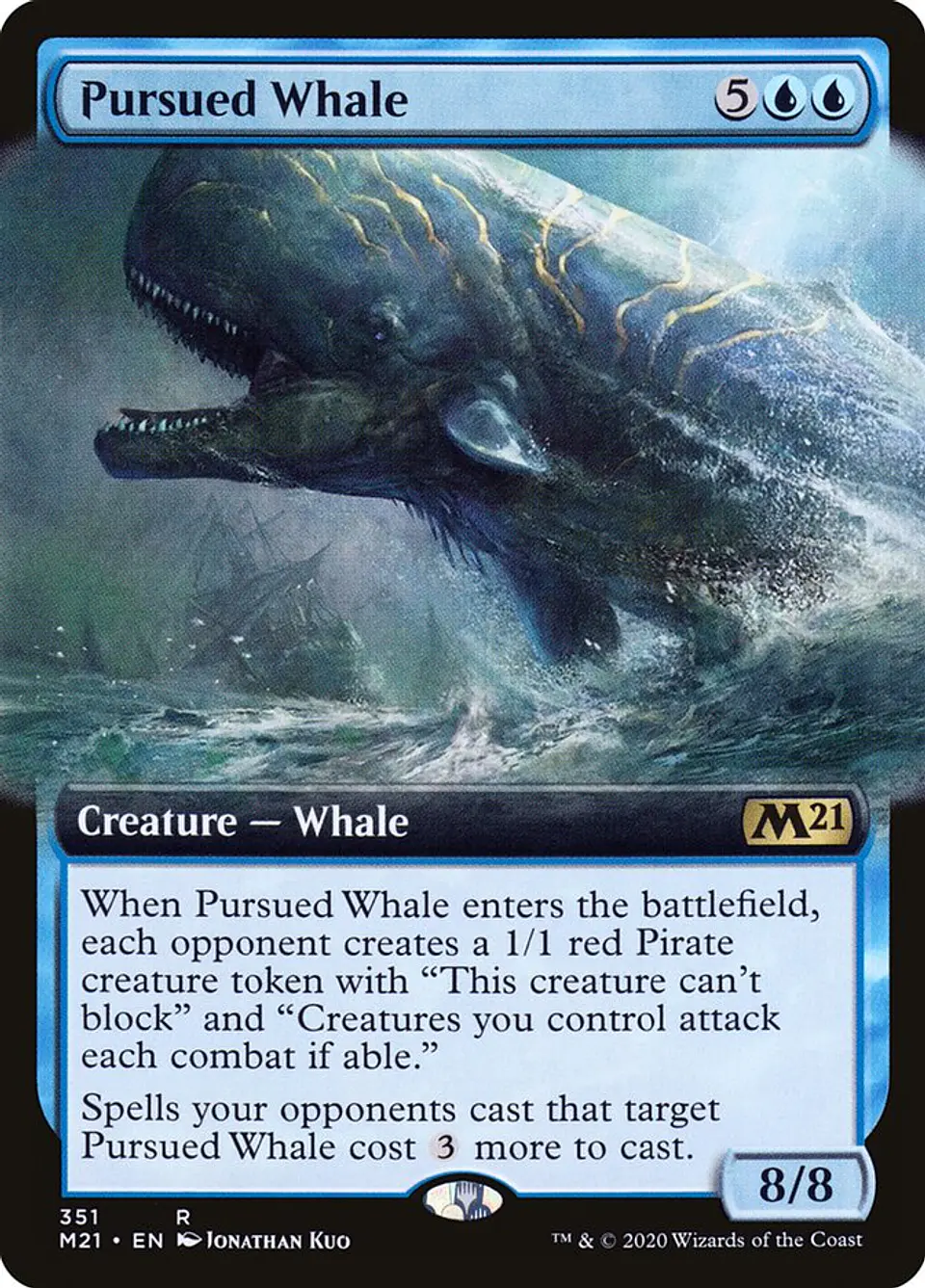 Pursued Whale (Extended Art) 1