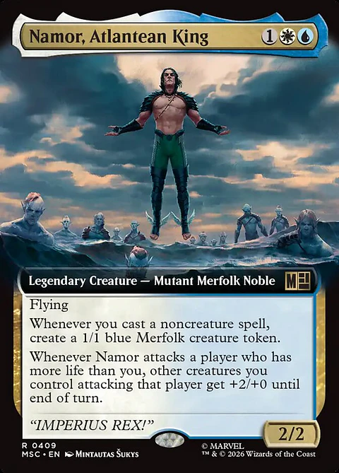 Namor, Atlantean King (Extended Art)