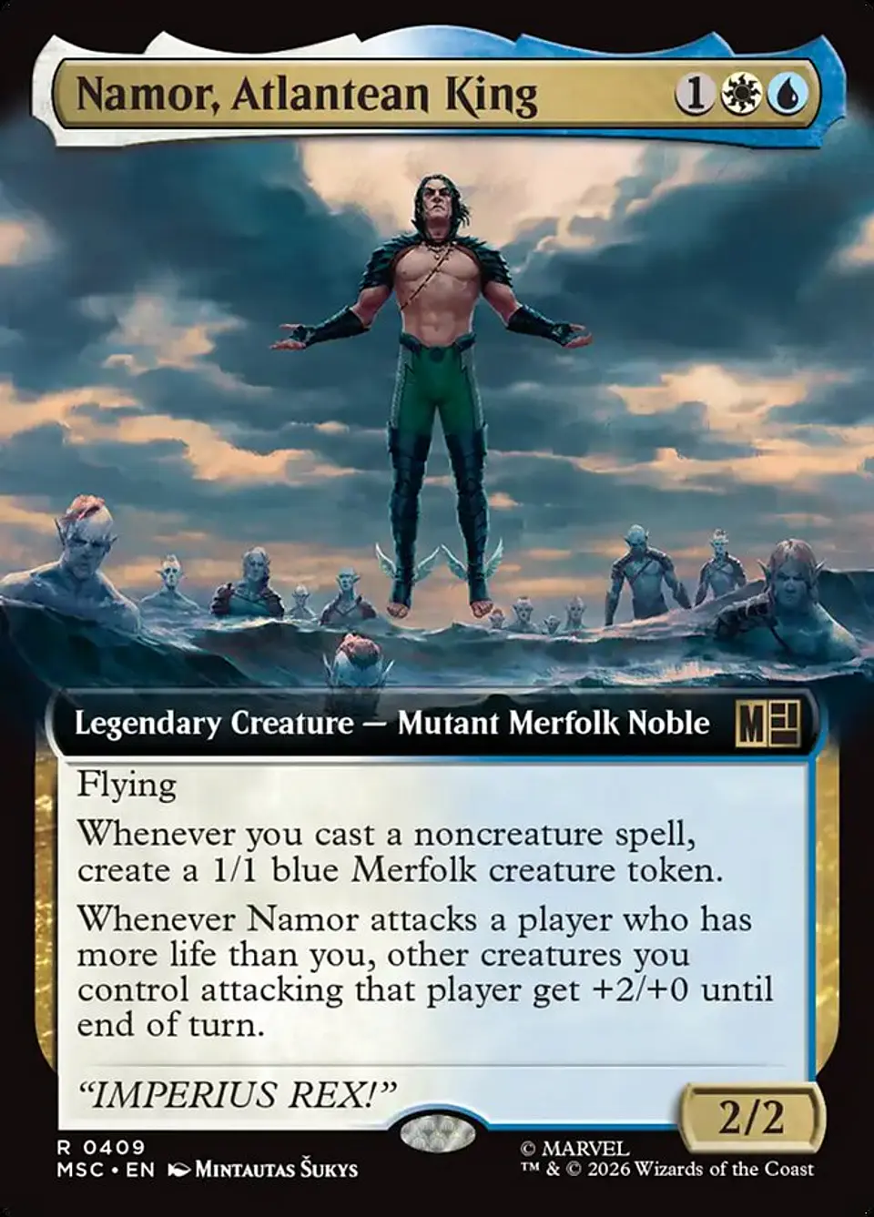 Namor, Atlantean King (Extended Art) 1