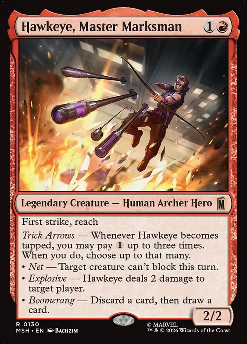 Hawkeye, Master Marksman 1