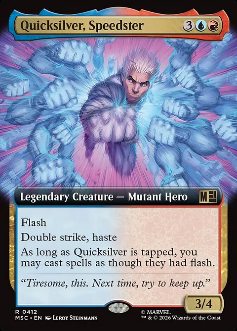 Quicksilver, Speedster (Extended Art)