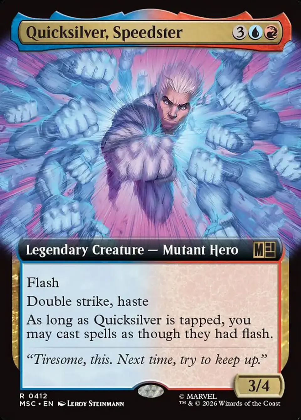 Quicksilver, Speedster (Extended Art) 1